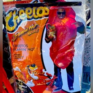Hot Cheeto adult costume. Spirit Halloween